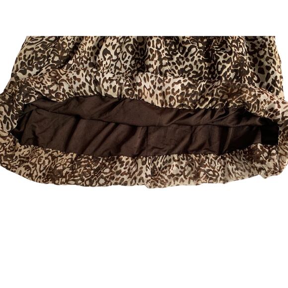 Daytrip Women's Sundress Medium Leopard Print Adjustable Straps Summer - Picture 6 of 11